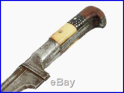 Antique Afghan Khyber Knife Straigh Blade Islamic sword dagger messer 18/13