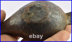 Antique Arabic Ottoman Yemen Jewish Ethnic Tribal Oil Can with Oil Funnel/Scoop