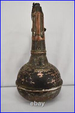 Antique Arabic Yemen Copper Coffee Pot Dallah 19th Century