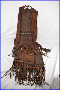 Antique Bedouin Middle Eastern Traditionlal Tribal Leather Handbag