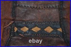 Antique Bedouin Middle Eastern Traditionlal Tribal Leather Handbag