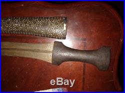 Antique Big Kurdish Jambiya Khanjar Dagger Turkish Knife Ottoman Islamic