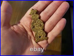 Antique Brass Love Talisman Middle Eastern Telsam Occult Djinn Arabic