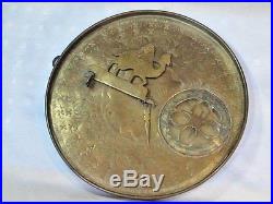 Antique Brass Persian Bedouin Astrolabe. Signed