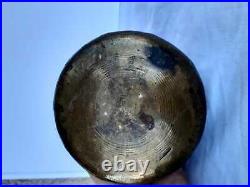 Antique Cairoware Mamluk Persian Islamic Bowl Silver Inlaid Brass Copper 19 Th