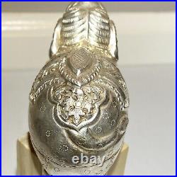 Antique Cambodian Silver Khmer Elephant Betel Box T90 Repousse Video