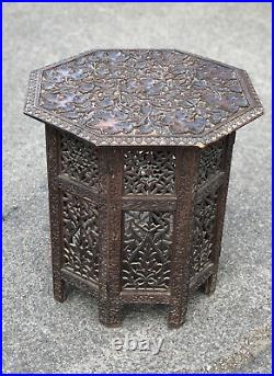 Antique Carved Moorish Table
