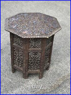 Antique Carved Moorish Table
