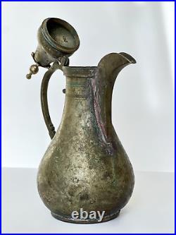 Antique Copper Coffee Pot Pitcher Ewer Dallah Arabic Middle East 18-19th century