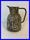 Antique Copper Middle Eastern Hand Made Hammered Pitcher with Handle & Spout