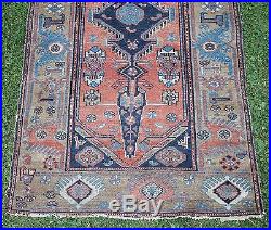 Antique, Early 20-thC Middle Eastern Hand Woven Camel Hair Carpet Rug, NR