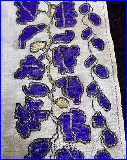 Antique Embroidered Ottoman Scarf Shawl Towel ZZ019