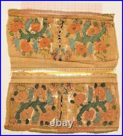 Antique Embroidered Turkish Yaglik Towel Fragments Museum Quality Study Piece
