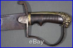 Antique Ethiopian sword with kilij blade Ethiopian empire, Abyssinia, 19th
