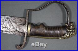 Antique Ethiopian sword with kilij blade Ethiopian empire, Abyssinia, 19th