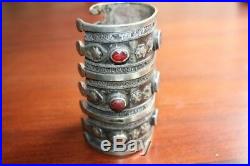Antique Ethnic Silver Bracelet Turkoman Yomud