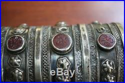 Antique Ethnic Silver Bracelet Turkoman Yomud