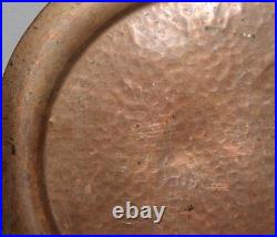 Antique Hand Made Islamic Folk Copper Serving Tray