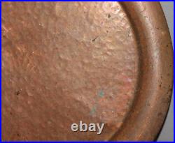 Antique Hand Made Islamic Folk Copper Serving Tray
