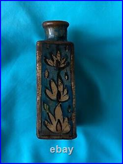 Antique Handcrafted Persian Pottery Bottle