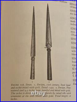 Antique Indo Persian Wootz Lance Head. Furusiyya Spear. Islamic, no sword tulwar