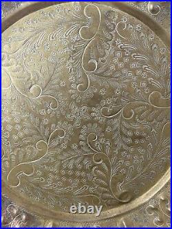 Antique Islamic Big Art Copper Plate