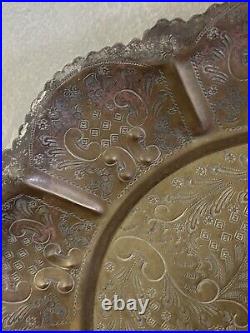 Antique Islamic Big Art Copper Plate