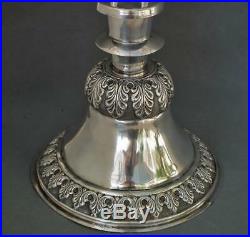 Antique Islamic Indo Persian Pipe Huqqa Hookah Solid Sterling Silver 2.14 kg