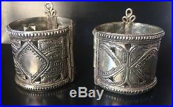 Antique Islamic Middle Eastern Cuff Bracelate X2