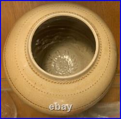Antique Islamic Middle Eastern Pottery Vase Porcelain Ceramic Crackle 7.50