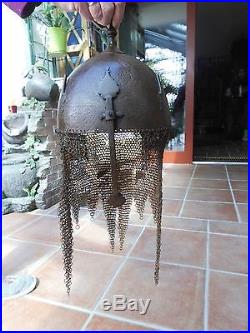 Antique Islamic Mughal Indo Persian Knight Helmet Kulah Khud