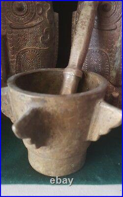 Antique Islamic Persian Bronze Mortar