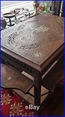 Antique Islamic Syrian side table