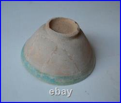 Antique Islamic middle eastern Turquoise Glazed bowl Kashan