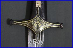 Antique Islamic shamshir sword (sabre) Probably Ottoman or Mamluk, 18th 19th