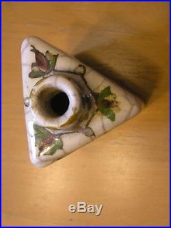 Antique Iznik Style Middle Eastern Ceramic Pottery Hand Painted Glazed Vase 6