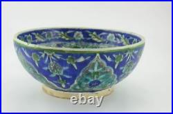 Antique Jerusalem Palestine Ohannessian Pottery Ceramic Iznik bowl circa 1920's