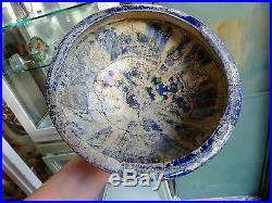 Antique Medieval Islamic Pottery Kashan Sultanabad Fritware Bowl Seljuk