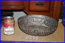 Antique Middle Eastern Arabic Copper Brass Metal Bowl Patterns