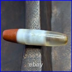 Antique Middle Eastern Chung Dzi Agate Bead Amulet