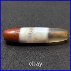 Antique Middle Eastern Chung Dzi Agate Bead Amulet