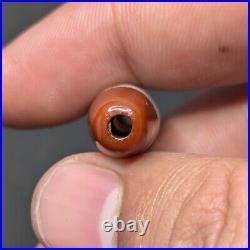 Antique Middle Eastern Chung Dzi Agate Bead Amulet