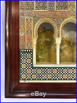 Antique Middle Eastern Islamic Enrique Linares Alhambra Granada Archway Window