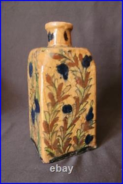 Antique Middle Eastern Pottery Jar Bottle Vase Rare Shape