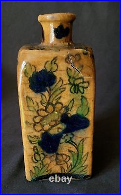 Antique Middle Eastern Pottery Jar Bottle Vase Rare Shape