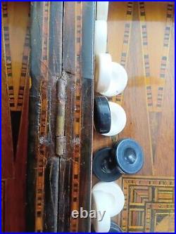 Antique Middle Eastern Syrian Backgammon