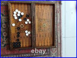 Antique Middle Eastern Syrian Backgammon