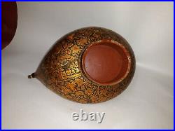 Antique Middle Eastern or Asian Lacquer Bowl Kashmiri