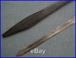 Antique North African Sudanese Islamic Sword Kaskara Mahdist 19th Century Sudan