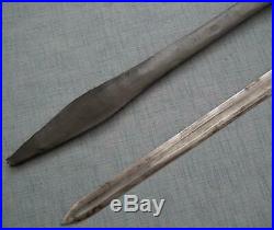 Antique North African Sudanese Islamic Sword Kaskara Mahdist 19th Century Sudan